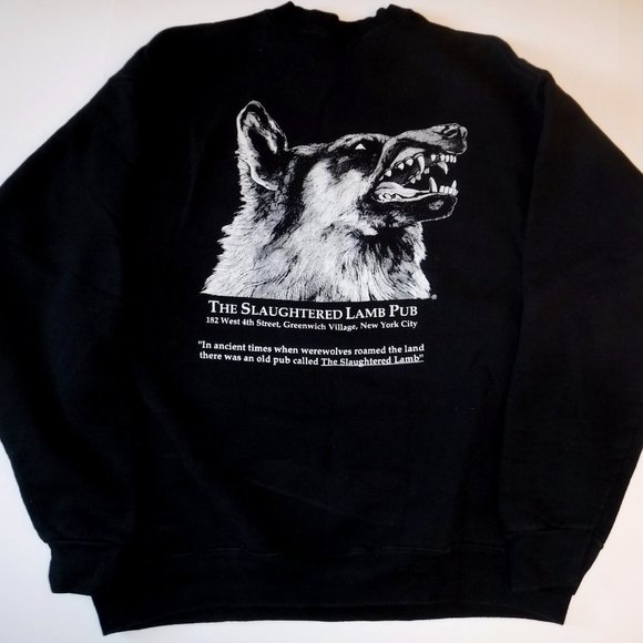 The Slaughtered Lamb Pub Vintage Greenwich Village NYC Sweatshirt XL - Picture 2 of 4